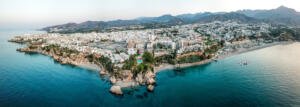 nerja properties on the costa del sol coast line