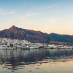 Marbella Port At Sunset