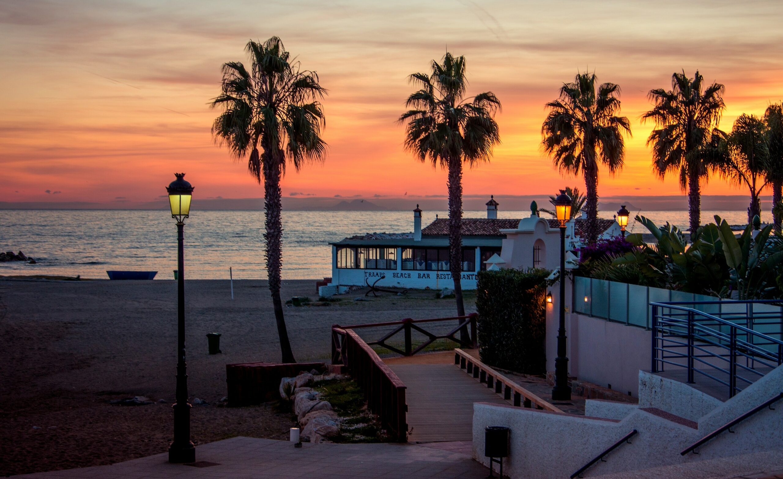 Puerto Banús marina with luxury yachts, Costa del Sol, Spain