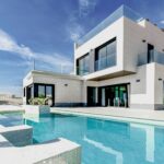 Mediterranean style villa with white walls and blue sky — Spanish inheritance tax for British property owners