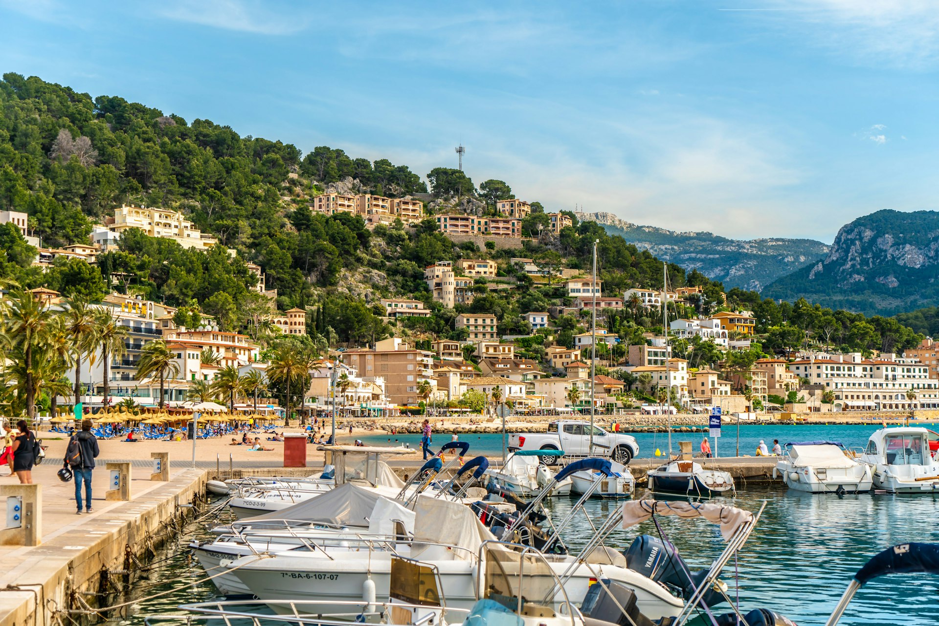 Puerto de la Duquesa marina with yachts and Spanish hillside village - Casares Costa property guide for British buyers