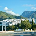 Whitewashed Andalusian village in the mountains above the Costa del Sol, representing Benahavís